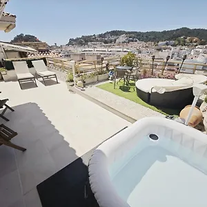 Apartamento Luna With Jacuzzi, 5mins Walking To The Beach, Sea And Castle View Big Terrace, Tossa de Mar